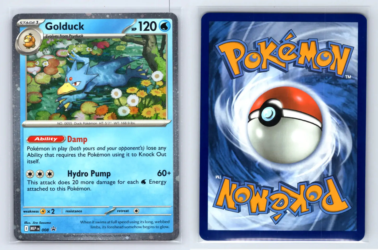 Golduck 008 Promo Mega Evolutions Pokemon Near Mint - Mastercoins