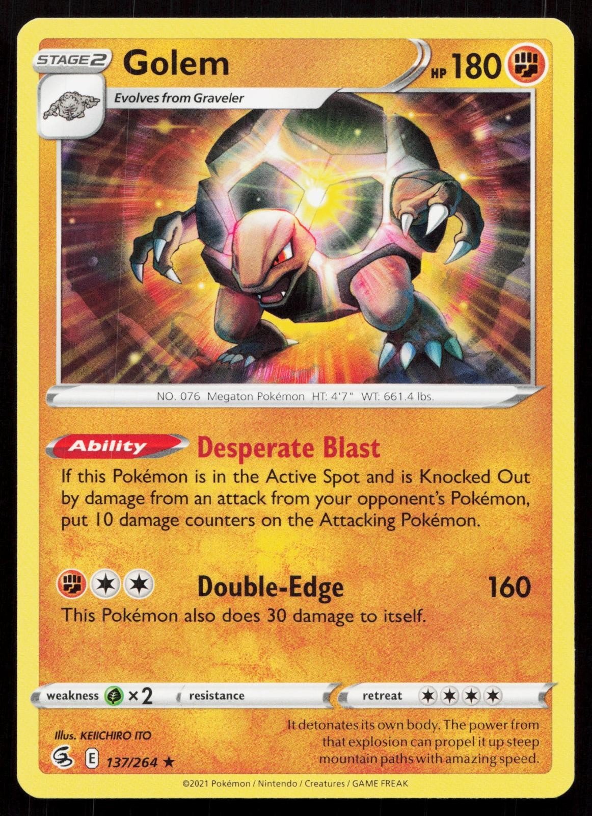 GOLEM 137/264 FUSION STRIKE NM - Mastercoins