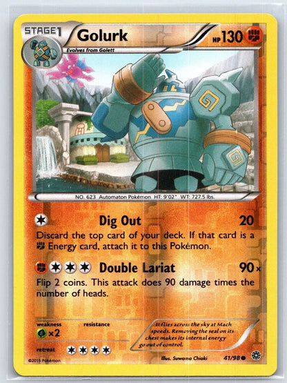Golurk 41/98 Reverse Holo Ancient Origins Pokemon NM - Mastercoins