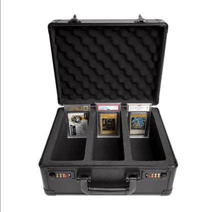 Graded Slab Card Storage Case with Pin Lock (3 Slots Fits 117 Slabs) - Mastercoins