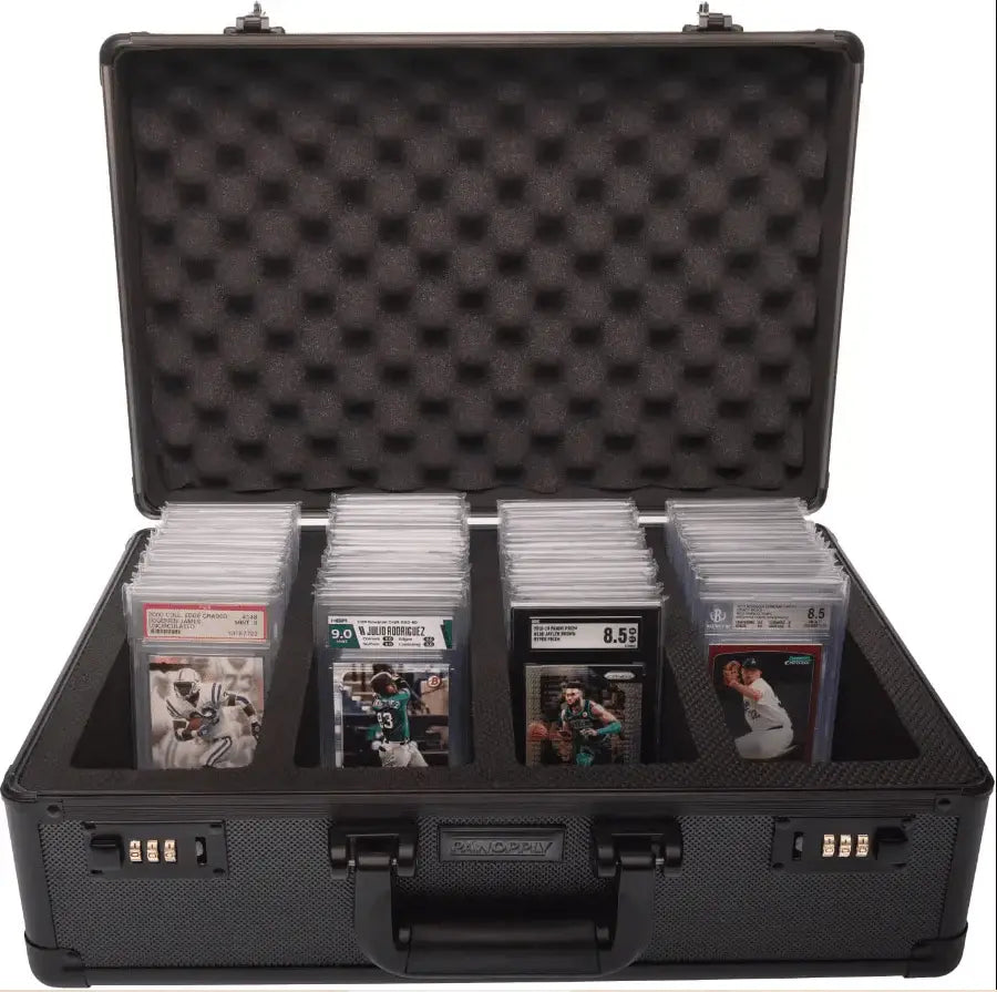 Graded Slab Card Storage Case with Pin Lock (4 Slots Fits 156 Slabs) - Mastercoins