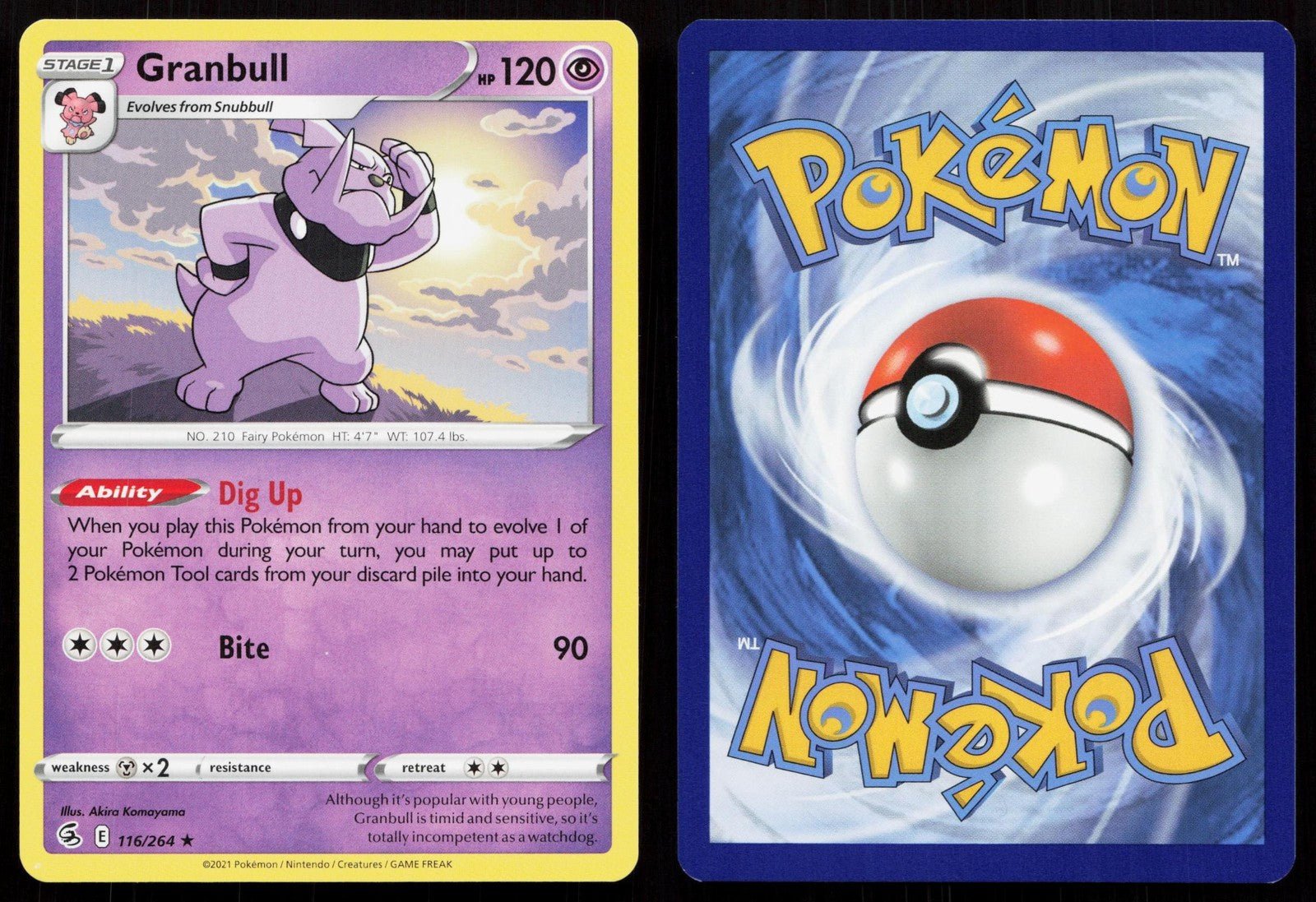 GRANBULL 116/264 FUSION STRIKE NM - Mastercoins