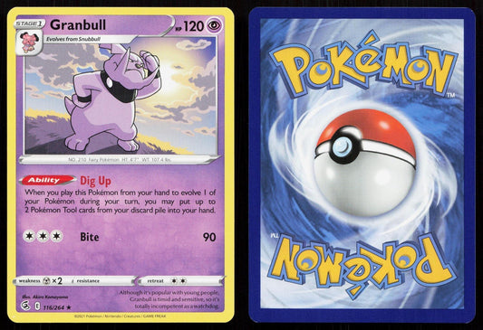 GRANBULL 116/264 FUSION STRIKE NM - Mastercoins