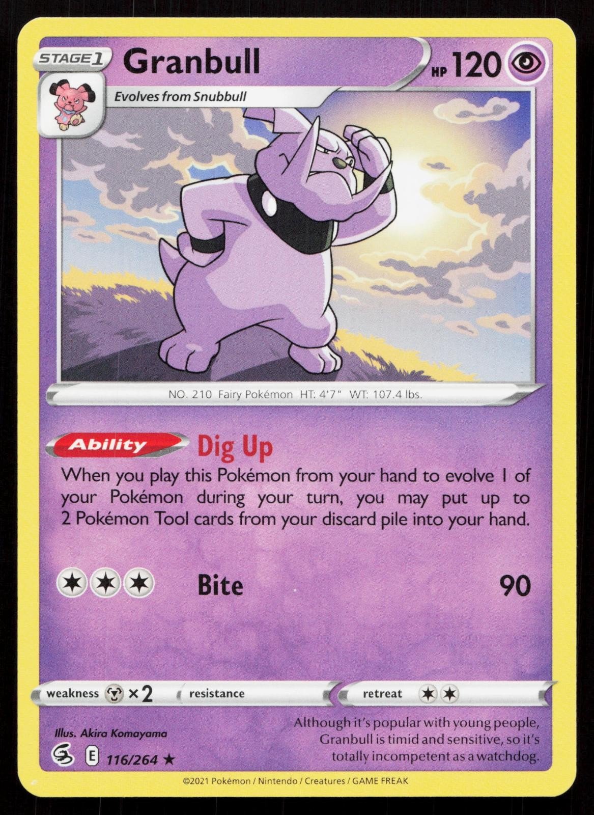 GRANBULL 116/264 FUSION STRIKE NM - Mastercoins