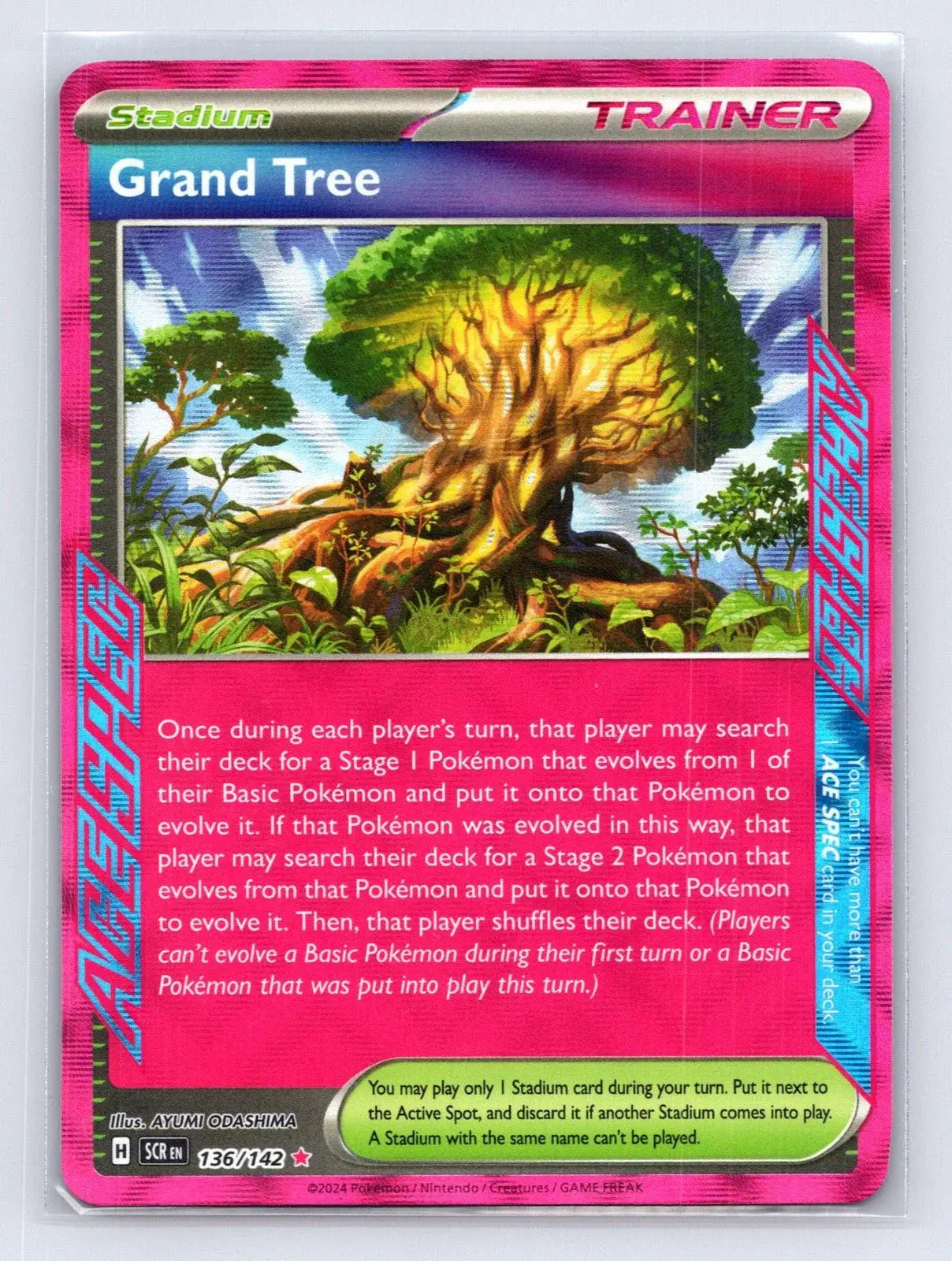 Grand Tree 136/142 Stellar Crown Pokemon NM - Mastercoins