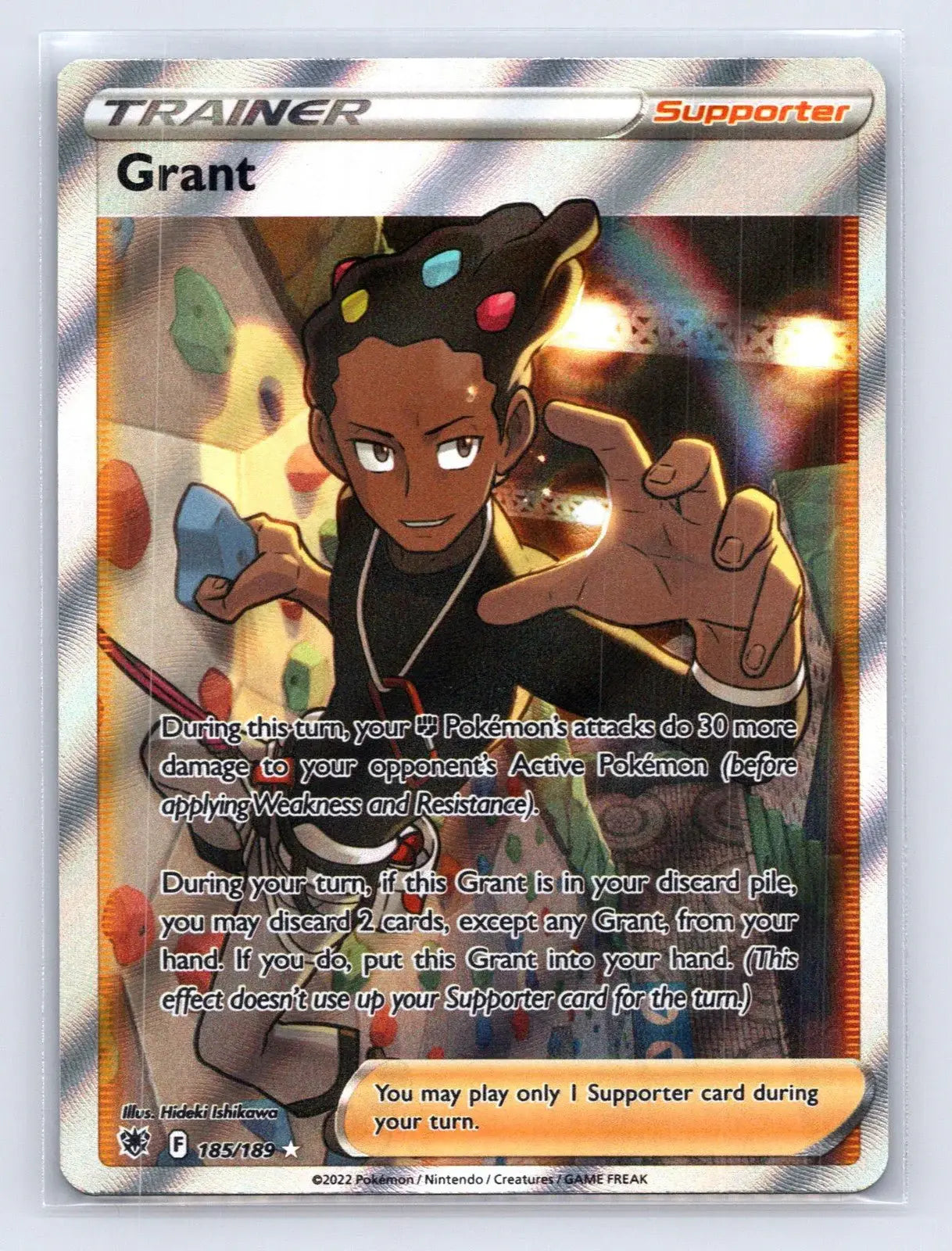 Grant 185/189 Astral Radiance Pokemon NM - Mastercoins