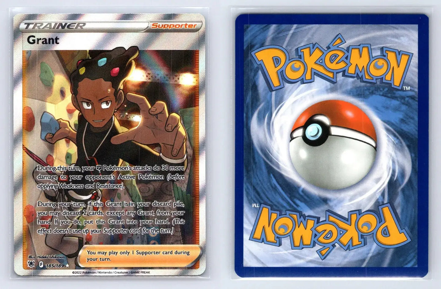 Grant 185/189 Astral Radiance Pokemon NM - Mastercoins