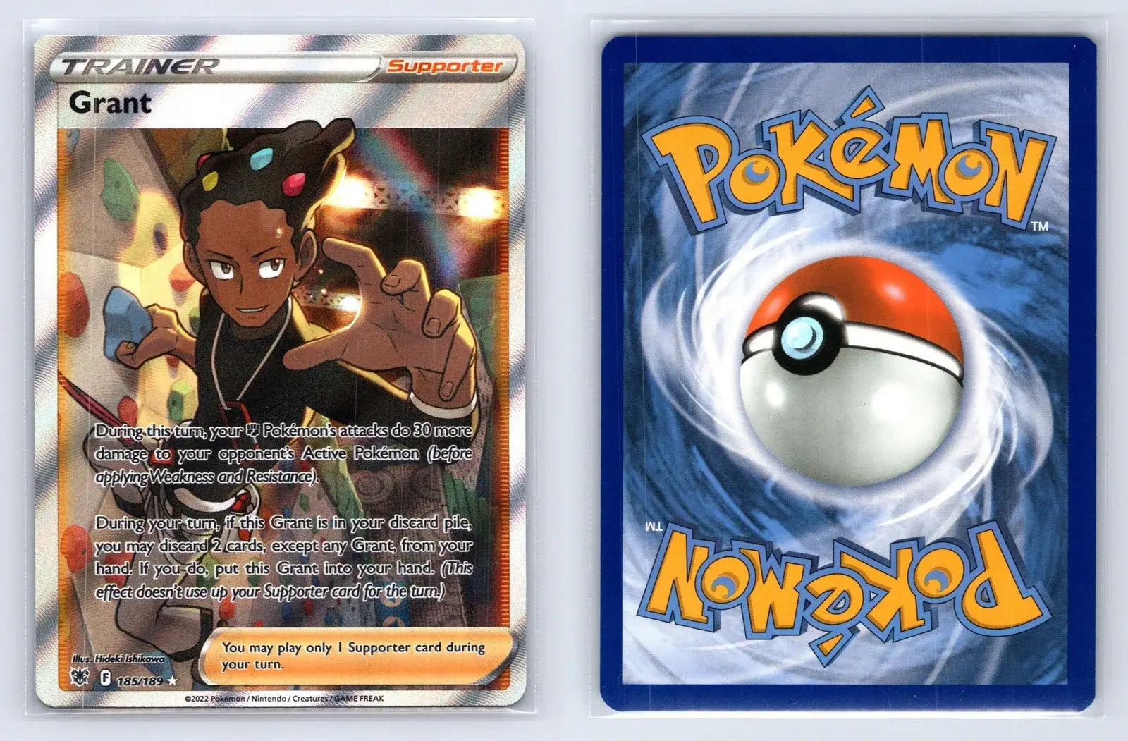 Grant 185/189 Astral Radiance Pokemon NM - Mastercoins