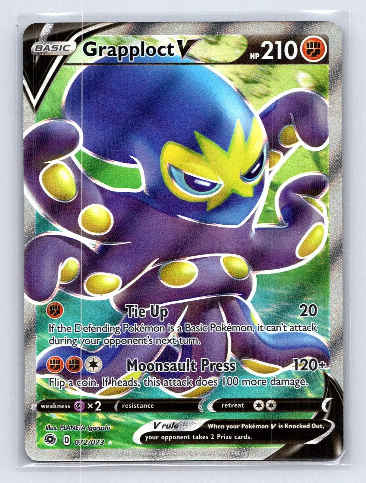 Grapploct V 072/073 Champion's Path Pokemon NM - Mastercoins