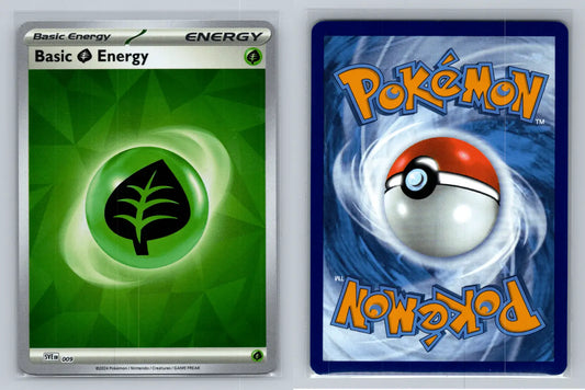Grass Energy SVE 009 Reverse Holo Pokemon Card - Mastercoins