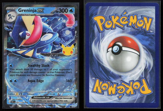 Greninja ex 021/128 ME: 30th Celebration Double Rare NM - Mastercoins