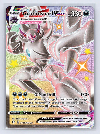 Grimmsnarl VMAX SV117/SV122 Shining Fates Shiny Vault Pokemon NM - Mastercoins