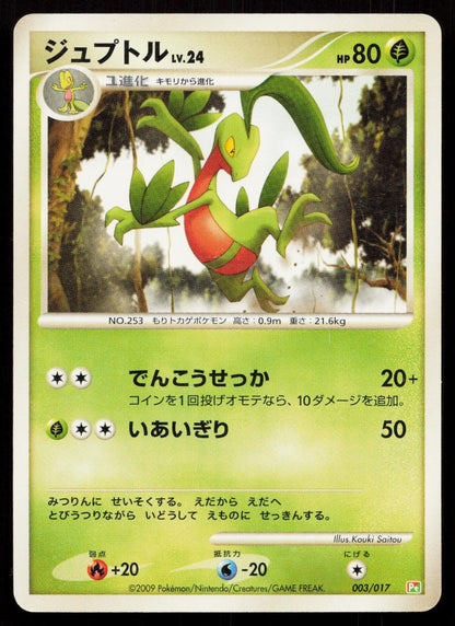 Grovyle 003/017 Arceus Deck Grass Fire Japanese - Mastercoins