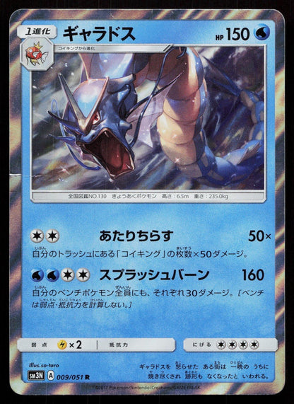 GYARADOS 009/051 DARKNESS THAT CONSUMES LIGHT POKEMON JAPANESE HP - Mastercoins