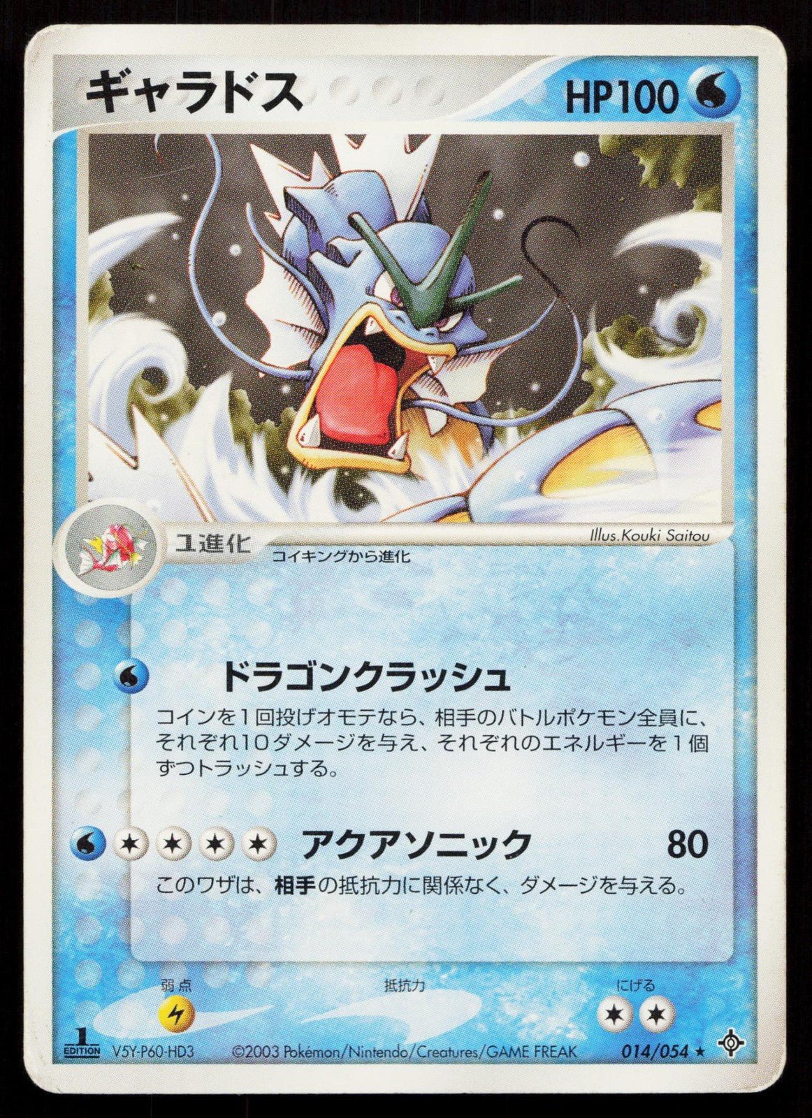 GYARADOS 014/054 RULERS OF THE HEAVENS POKEMON JAPANESE HP - Mastercoins