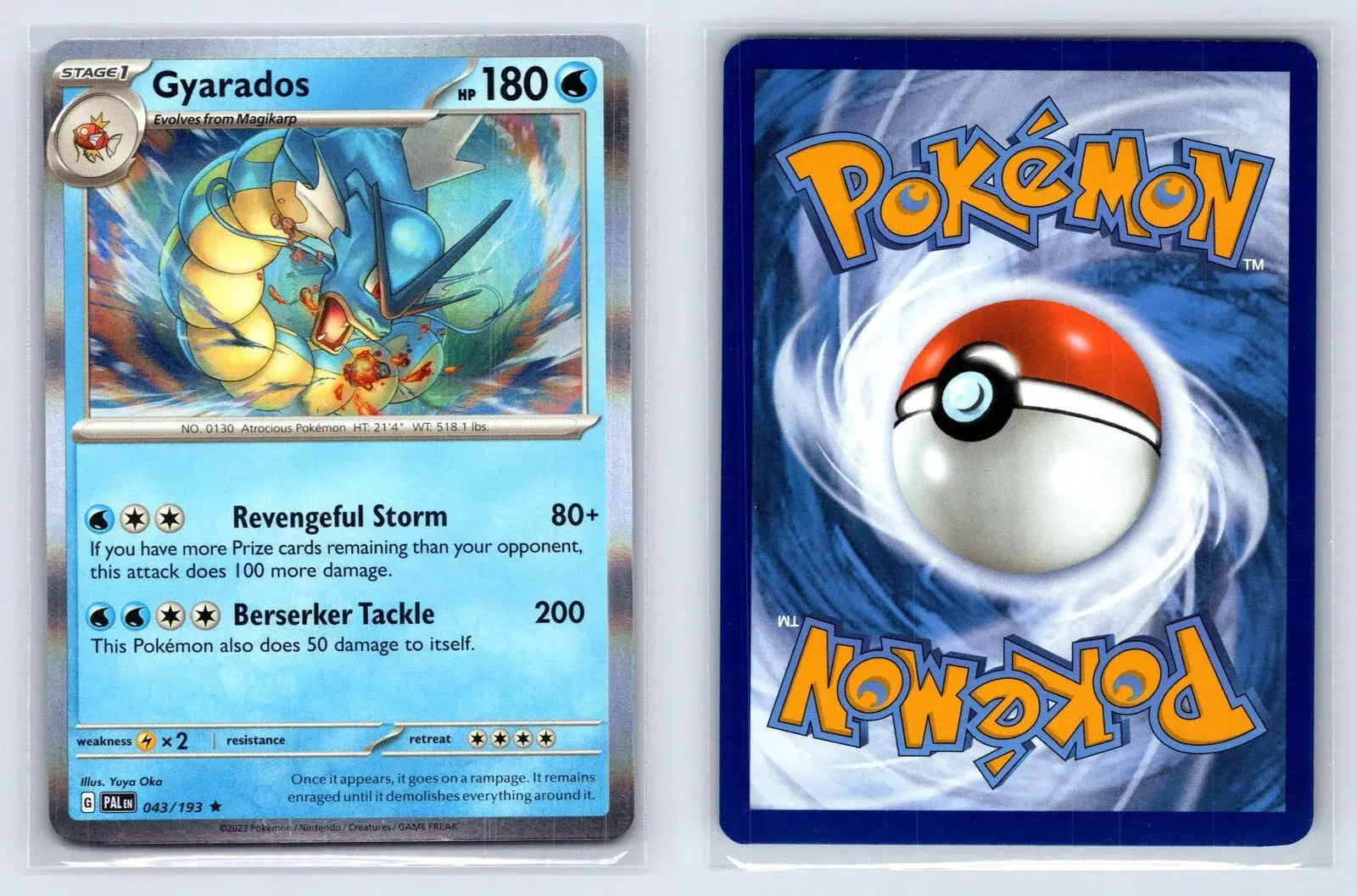 Gyarados 043/193 Paldea Evolved Pokemon NM - Mastercoins