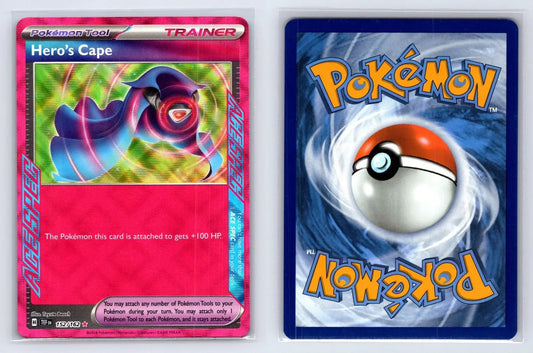 Hero's Cape 152/162 Temporal Forces Pokemon NM - Mastercoins
