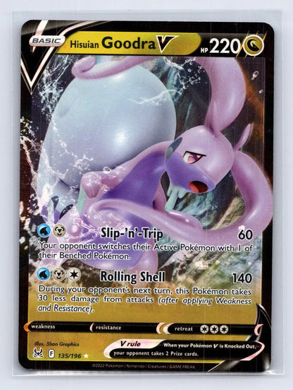 Hisuian Goodra V 135/196 Lost Origin Pokemon NM - Mastercoins