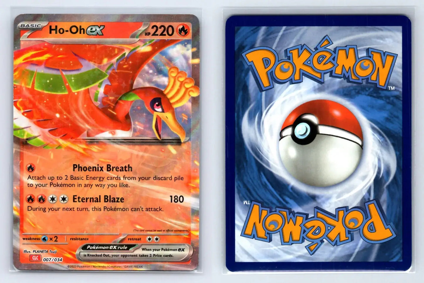 Ho - Oh ex 007/034 Double Rare Classic Collection CLC Pokemon Near Mint - Mastercoins