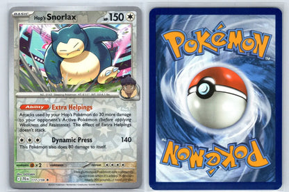 Hop's Snorlax 117/159 Journey Together Pokemon NM - Mastercoins