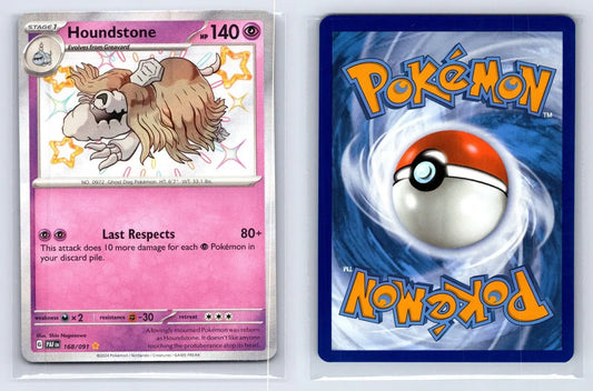 Houndstone 168/091 Paldean Fates Pokemon NM - Mastercoins