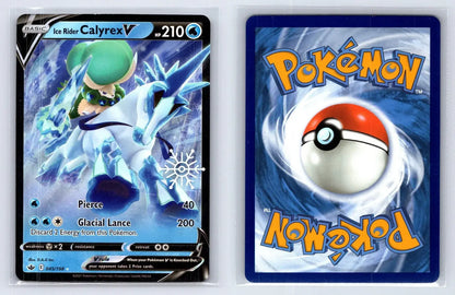 Ice Rider Calyrex V 045/198 PROMO Stamp Holiday Pokemon NM - Mastercoins