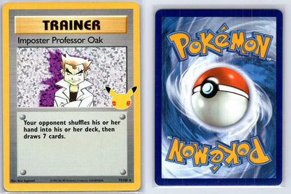 Impostor Professor Oak 73/102 25th Base Set Pokemon NM - Mastercoins