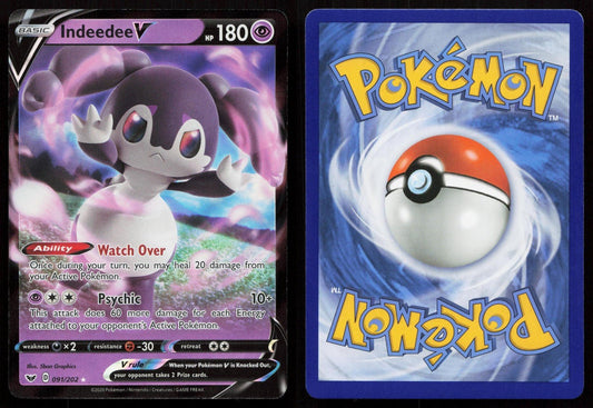 INDEEDEE V 091/202 SWORD & SHIELD NM - Mastercoins