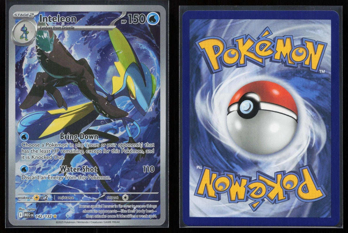 Inteleon 142/132 Mega Evolution Illustration Rare NM - Mastercoins