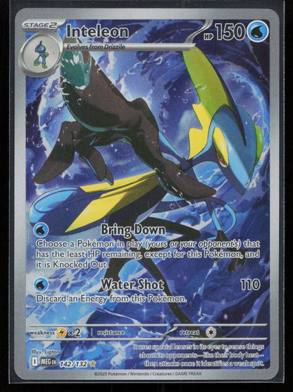 Inteleon 142/132 Mega Evolution Illustration Rare NM - Mastercoins