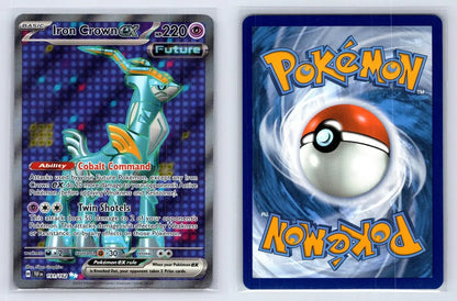Iron Crown ex 191/162 Temporal Forces Pokemon NM - Mastercoins