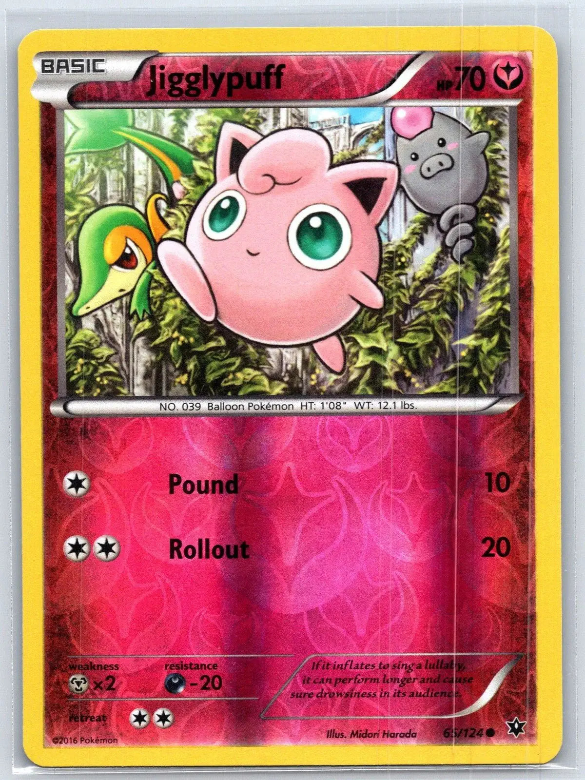 Jigglypuff 65/124 Fates Collide Pokemon NM - Mastercoins