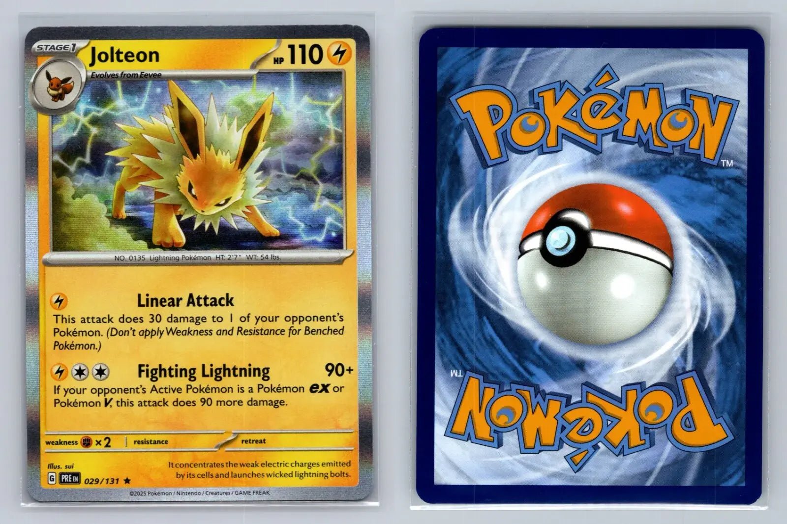 Jolteon - 029/131 - Holo Rare - Prismatic Evolutions - Mastercoins