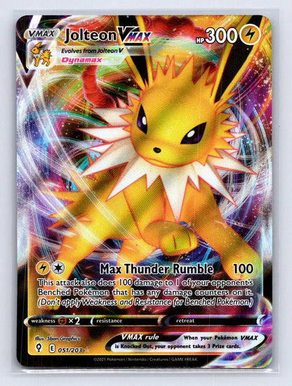 Jolteon VMAX 051/203 Evolving Skies Pokemon NM - Mastercoins