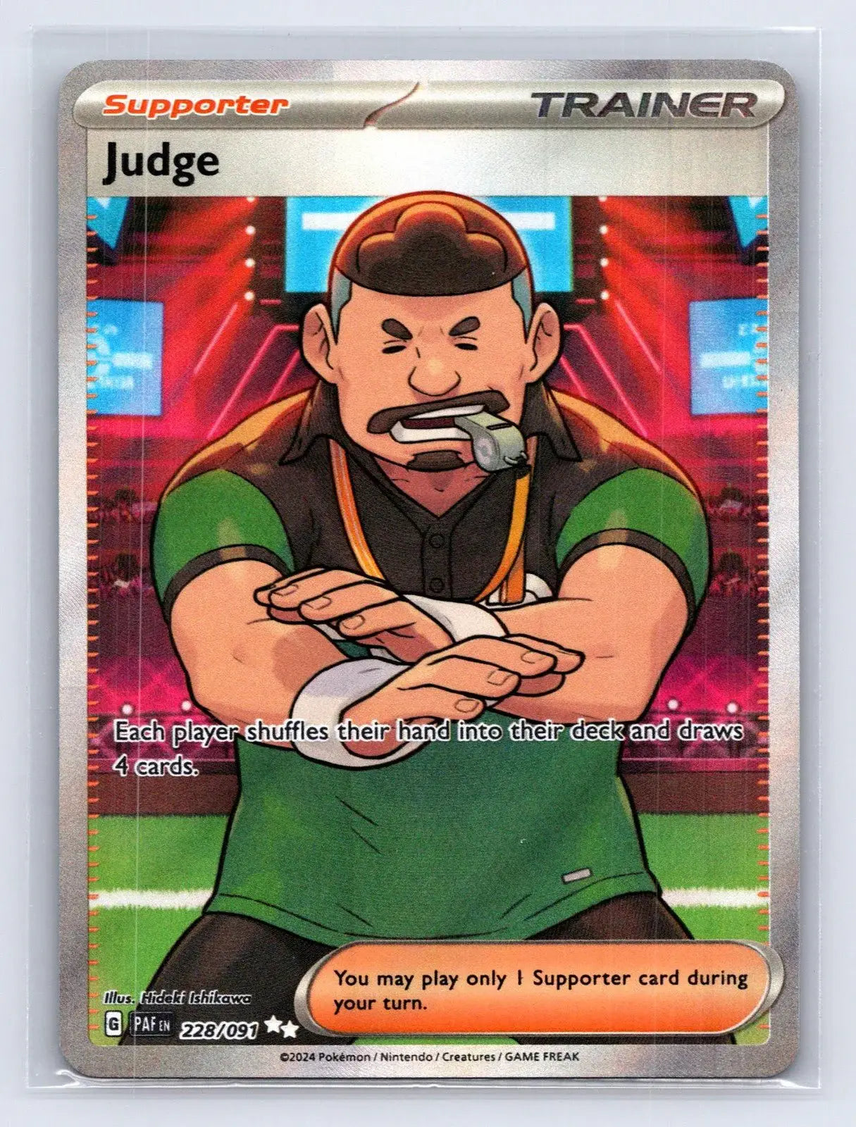 Judge 228/091 Paldean Fates Pokemon NM - Mastercoins