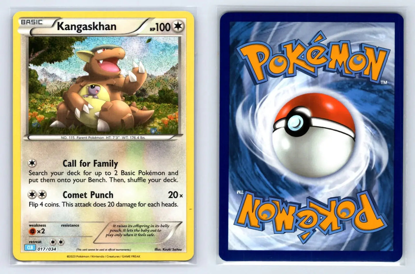 Kangaskhan 017/034 TCG Classic Blastoise Pokemon Near Mint - Mastercoins