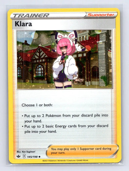 Klara 145/198 Cosmos Holo PROMO Chilling Reign Pokemon NM - Mastercoins