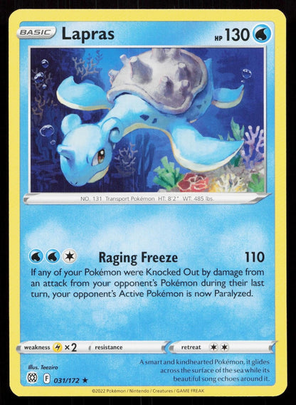 LAPRAS 031/172 BRILLIANT STARS NM - Mastercoins