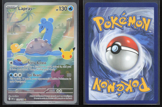 Lapras 131/128 ME: 30th Celebration Illustration Rare NM - Mastercoins
