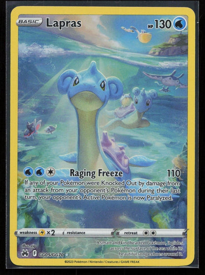 Lapras GG05/GG70 Crown Zenith Galarian Gallery Trainer Gallery Rare NM - Mastercoins