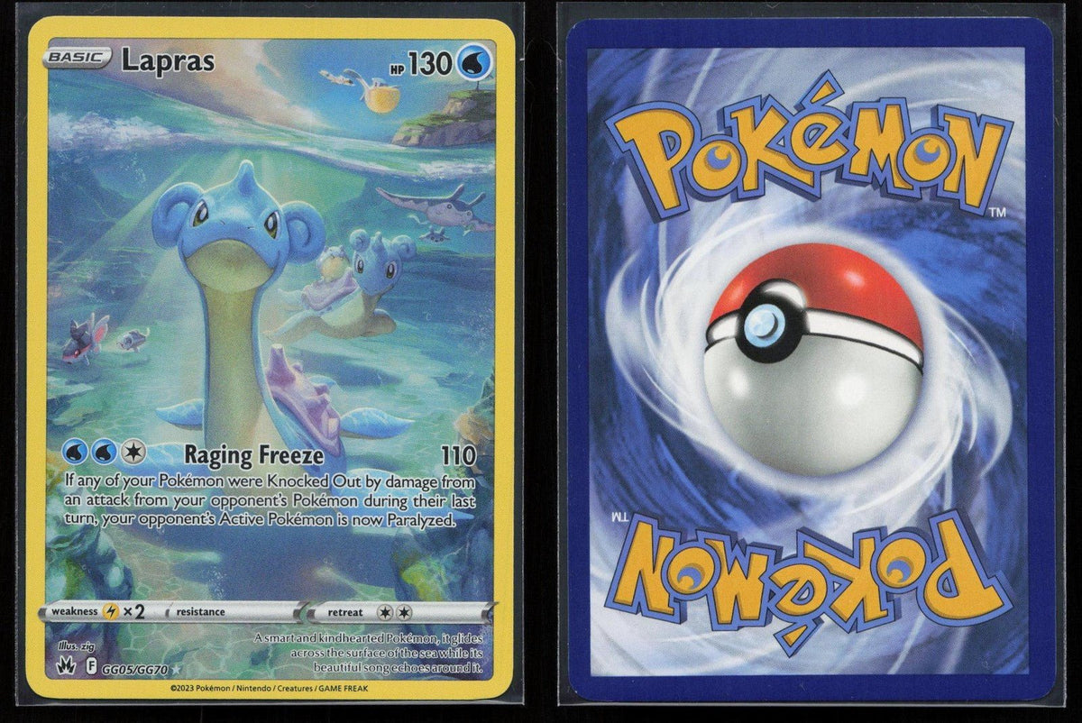 Lapras GG05/GG70 Crown Zenith Galarian Gallery Trainer Gallery Rare NM - Mastercoins