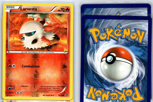Larvesta 16/98 Reverse Holo Ancient Origins Pokemon NM - Mastercoins