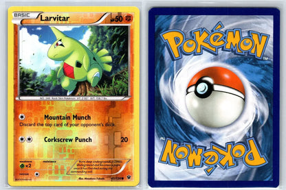 Larvitar 41/124 Fates Collide Pokemon NM - Mastercoins