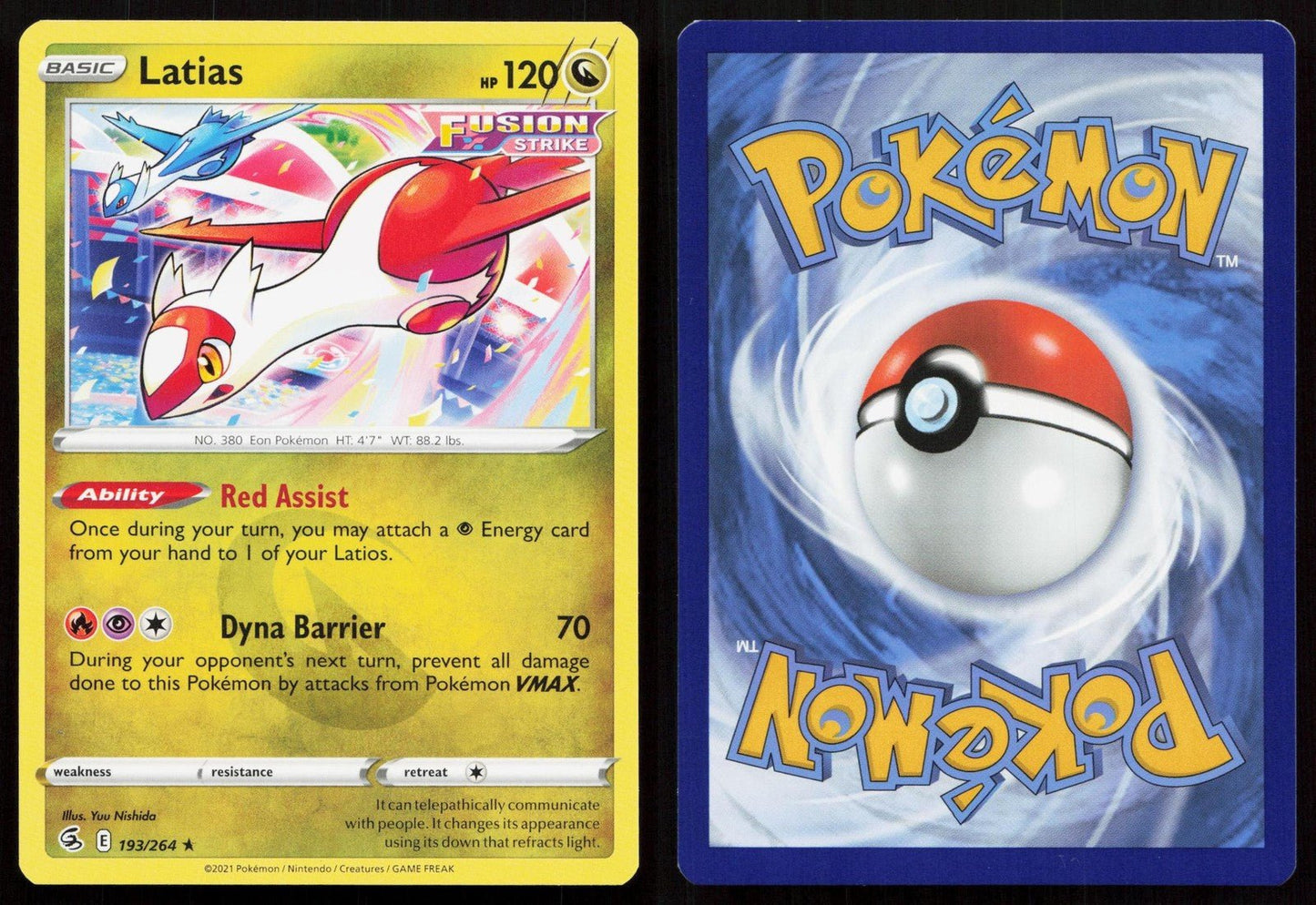 LATIAS 193/264 FUSION STRIKE NM - Mastercoins