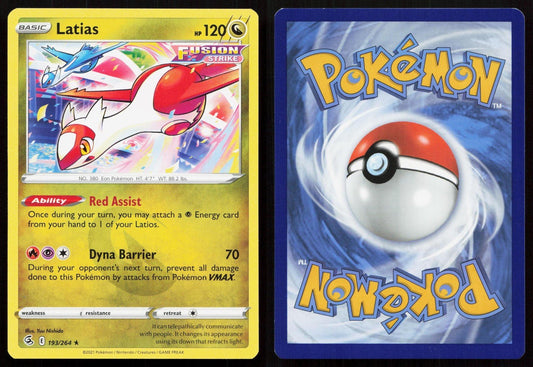 LATIAS 193/264 FUSION STRIKE NM - Mastercoins