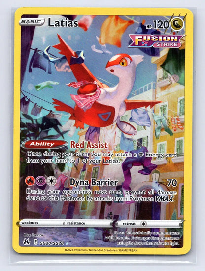 Latias GG20/GG70 Crown Zenith Galarian Gallery Pokemon NM - Mastercoins