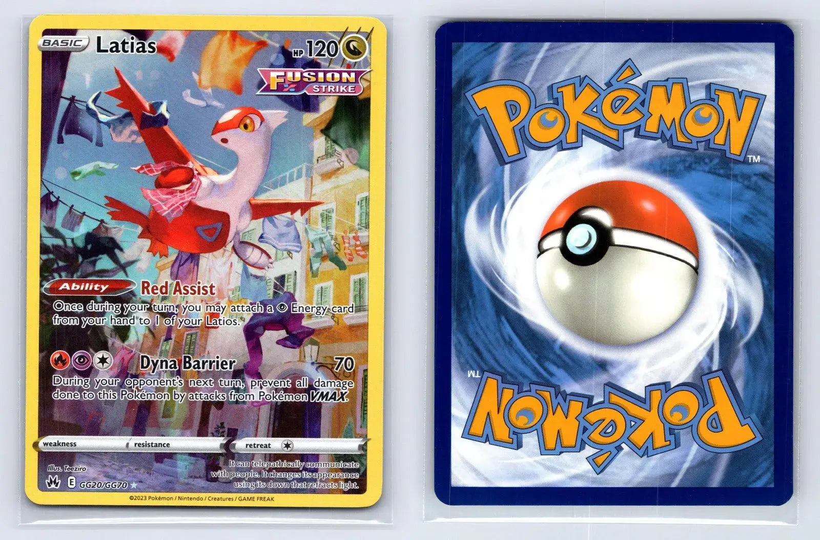 Latias GG20/GG70 Crown Zenith Galarian Gallery Pokemon NM - Mastercoins