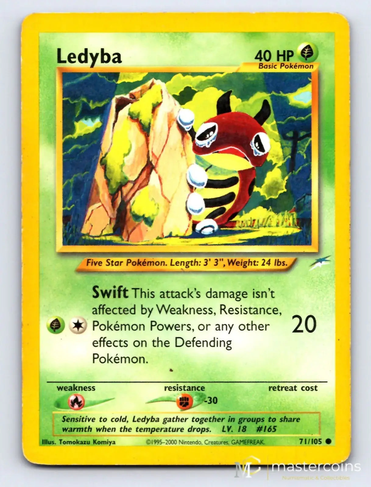 Ledyba 71/105 Neo Destiny Pokemon MP - Mastercoins