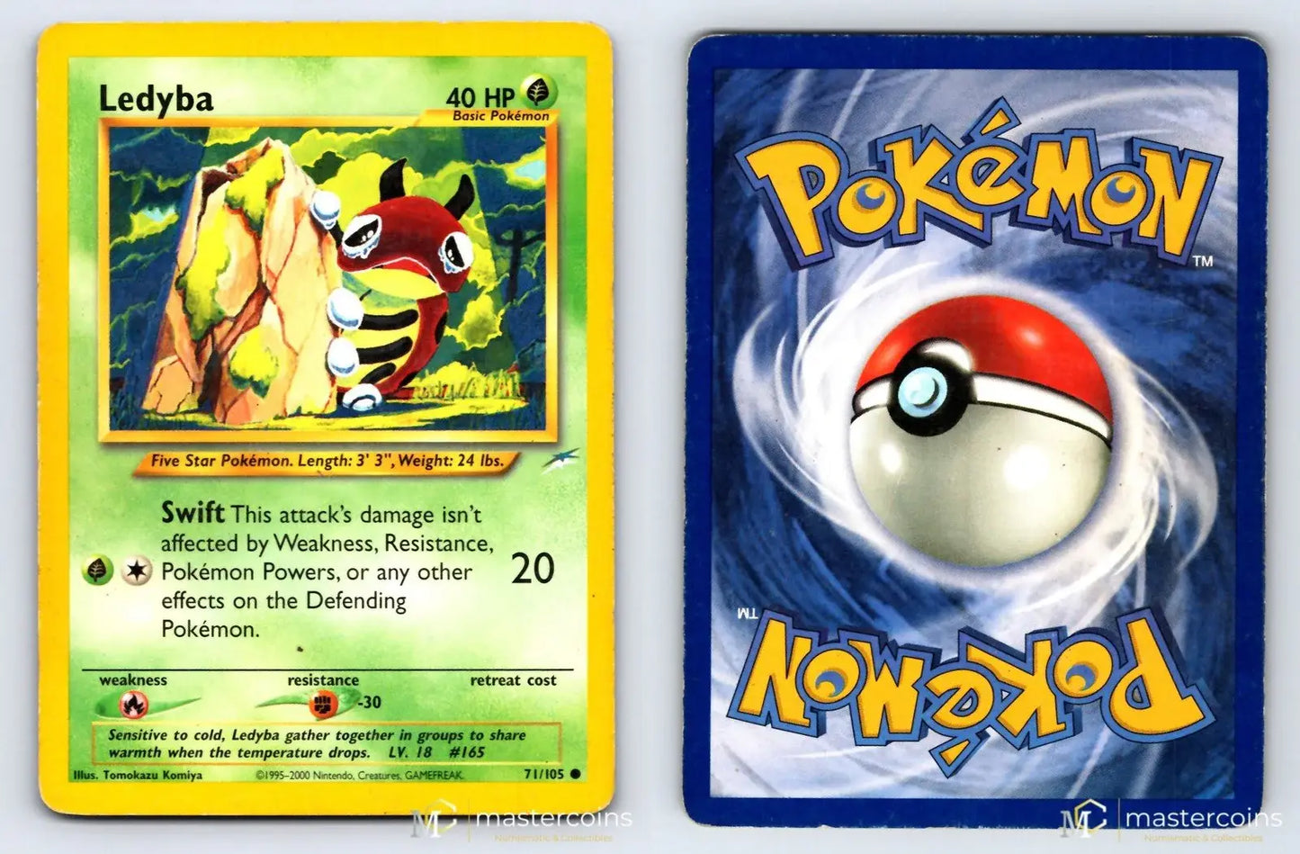 Ledyba 71/105 Neo Destiny Pokemon MP - Mastercoins