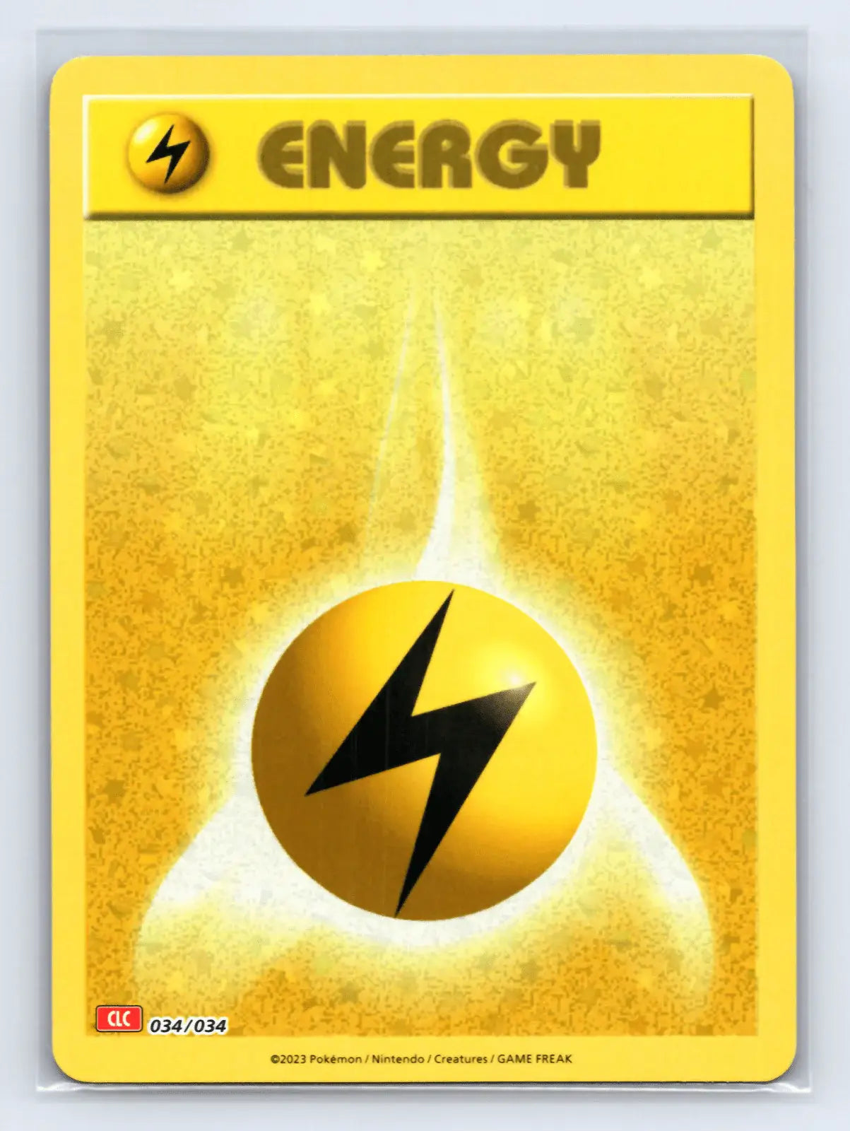 Lightning Energy Holo 001/034 Classic Collection CLC Pokemon Near Mint - Mastercoins